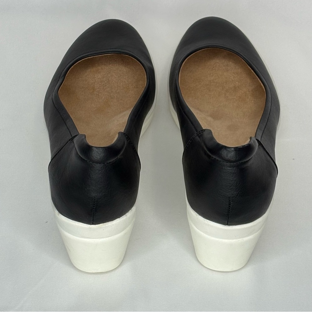 Naturalizer Black & White Sam Slip-On Wedge Pumps, 11 - Picture 5 of 11